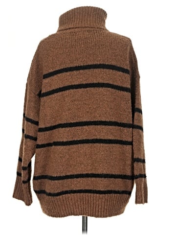 Line & Dot Turtleneck Sweater (view 2)