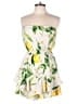 Express Tropical Yellow Tan Cocktail Dress Size S - photo 1