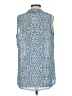 Laundry by Shelli Segal 100% Polyester Blue Sleeveless Blouse Size S - photo 2