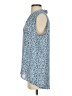 Laundry by Shelli Segal 100% Polyester Blue Sleeveless Blouse Size S - photo 5