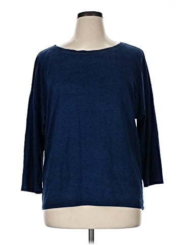 White House Black Market 3/4 Sleeve T-Shirt (view 1)