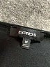 Express Solid Black Romper Size M - photo 4