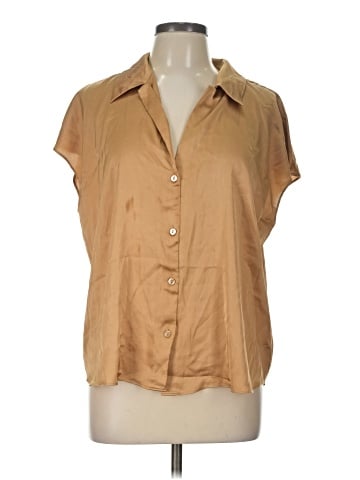 Worthington Short Sleeve Blouse (view 1)