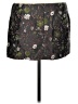 Forever 21 100% Polyester Floral Black Formal Skirt Size L - photo 2