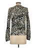 Liz Claiborne 100% Cotton Animal Print Ivory Pullover Sweater Size P Petite - photo 2