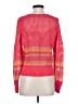 525 America 100% Cotton Color Block Pink Pullover Sweater Size XS - photo 2
