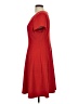 Alyx 100% Polyester Solid Red Casual Dress Size 12 - photo 5
