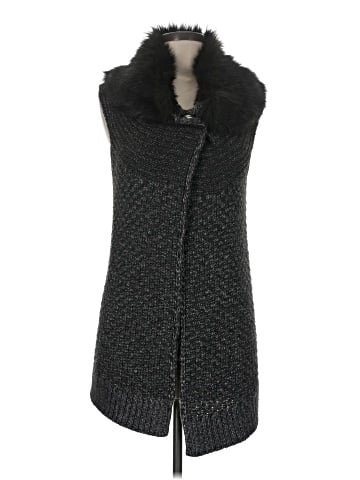 Armani Exchange Faux Fur Vest (view 1)