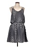 Yahada 100% Polyester Stripes Black Casual Dress Size L - photo 1