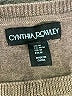Cynthia Rowley TJX 100% Merino Wool Gray Tan Wool Pullover Sweater Size M - photo 7