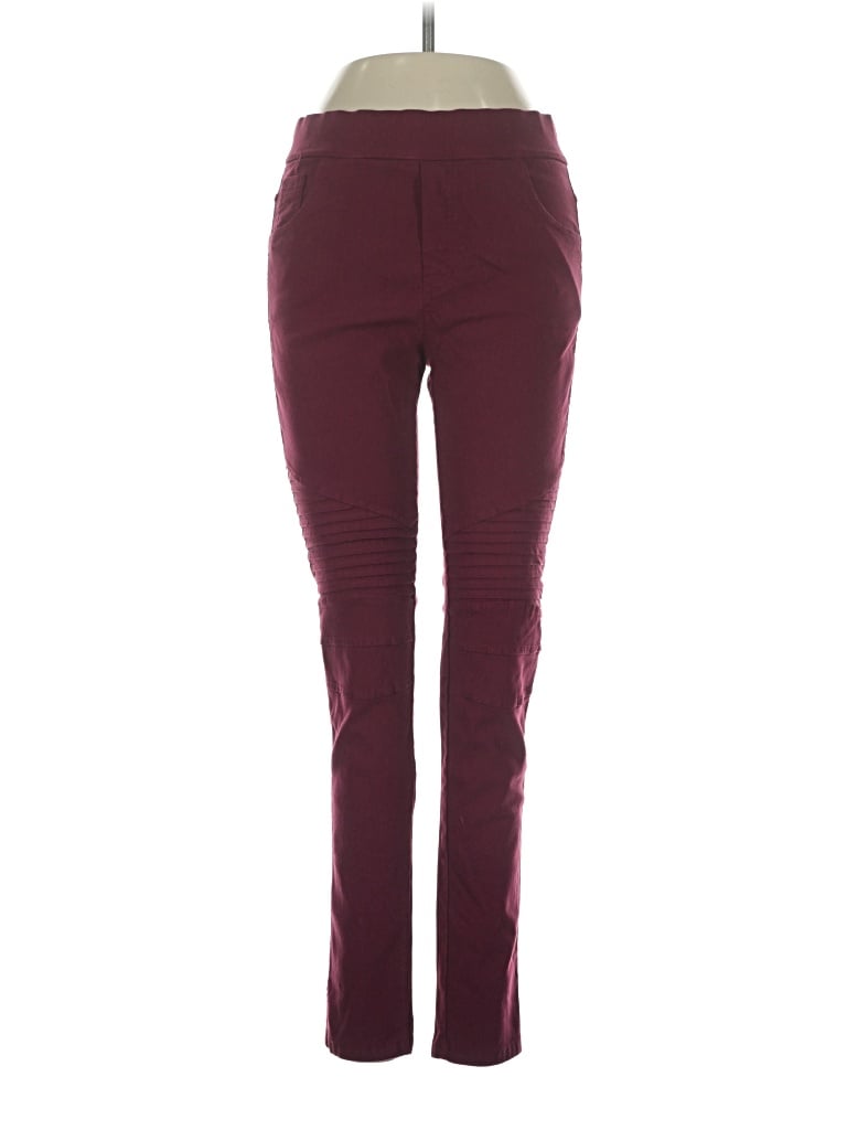 Pre-owned Amaryllis Casual Pants In Burgundy