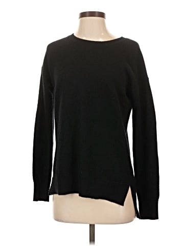 Aqua Cashmere Pullover Sweater (view 1)