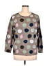 Charlie Polka Dots Brown Pullover Sweater Size XL - photo 1