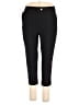 Rafaella Solid Black Active Pants Size 16 - photo 1