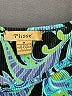 Plisse 100% Polyester Teal Sleeveless Blouse Size M - photo 7