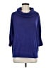 Ideology Blue Turtleneck Sweater Size M - photo 1