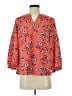 D&Co. Red 3/4 Sleeve Blouse Size XS - photo 1
