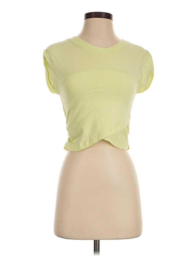 Pre-owned Fp Movement Sleeveless T-shirt In Yellow