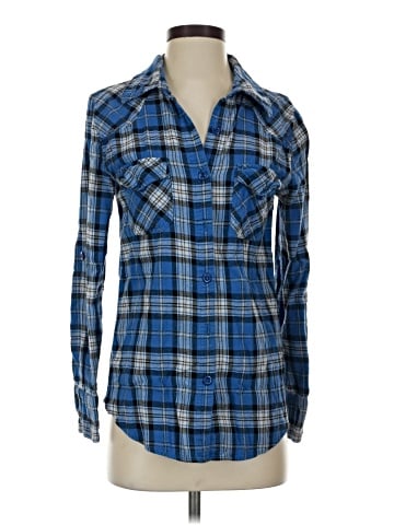 XXI Long Sleeve Button-Down Shirt (view 1)
