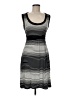Max Studio Stripes Gray Casual Dress Size M - photo 1