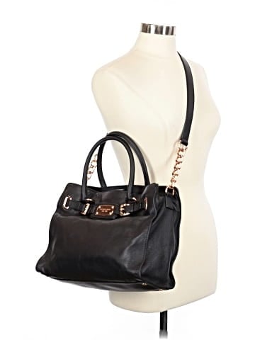 MICHAEL Michael Kors Leather Satchel (view 2)