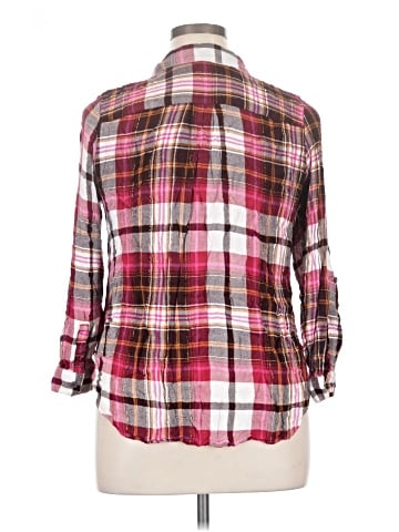 Intro 3/4 Sleeve Button-Down Shirt (view 2)
