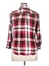 Intro Plaid Pink 3/4 Sleeve Button-Down Shirt Size 1X - photo 2