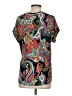 Johnny Was Paisley Black Short Sleeve Blouse Size S - photo 2