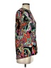 Johnny Was Paisley Black Short Sleeve Blouse Size S - photo 4