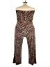 No Boundaries Chevron-herringbone Brown Jumpsuit Size 3X - photo 2
