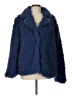 Forever 21 100% Polyester Blue Faux Fur Jacket Size L - photo 1