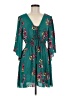 Bailey Blue 100% Polyester Floral Teal Casual Dress Size M - photo 1