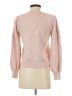 Adrianna Papell Polka Dots Pink Pullover Sweater Size S - photo 2