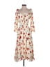 Reformation Floral Ivory Casual Dress Size S (estimated) - photo 1