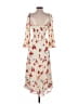 Reformation Floral Ivory Casual Dress Size S (estimated) - photo 2