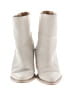 Crown Vintage Ivory Ankle Boots Size 7 1/2 - photo 2