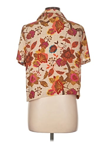 Rose + Olive Short Sleeve Blouse (view 2)