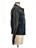 Express Jeans Metallic Gray Denim Jacket Size M - photo 4