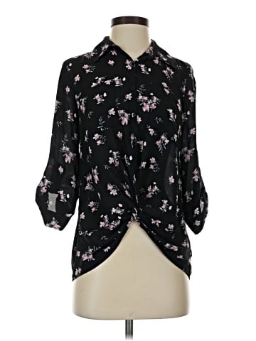 Iz Byer 3/4 Sleeve Blouse (view 1)