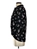 Iz Byer 100% Polyester Floral Black 3/4 Sleeve Blouse Size XS - photo 5