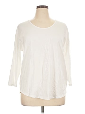 Lands' End 3/4 Sleeve Top (view 1)