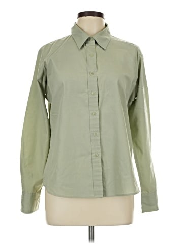 White Stag Long Sleeve Button-Down Shirt (view 1)