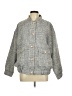 Ann Taylor LOFT Tweed Gray Jacket Size Med Petite - photo 1