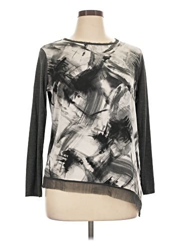 Simply Vera Vera Wang 3/4 Sleeve Top (view 1)