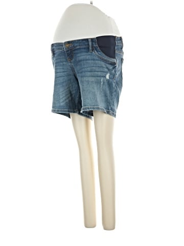 Indigo Blue Denim Shorts (view 1)