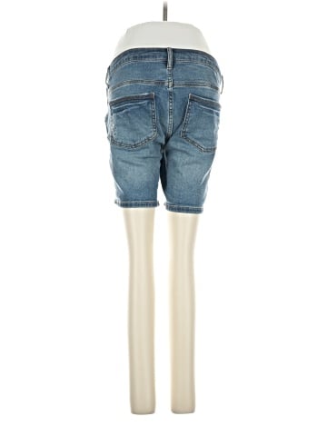 Indigo Blue Denim Shorts (view 2)