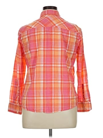 Faded Glory Long Sleeve Button-Down Shirt (view 2)