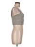 Intermix Silver Tube Top Size M - photo 4