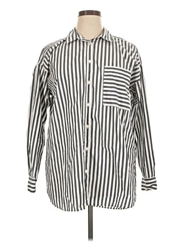 Ann Taylor LOFT Long Sleeve Button-Down Shirt (view 1)