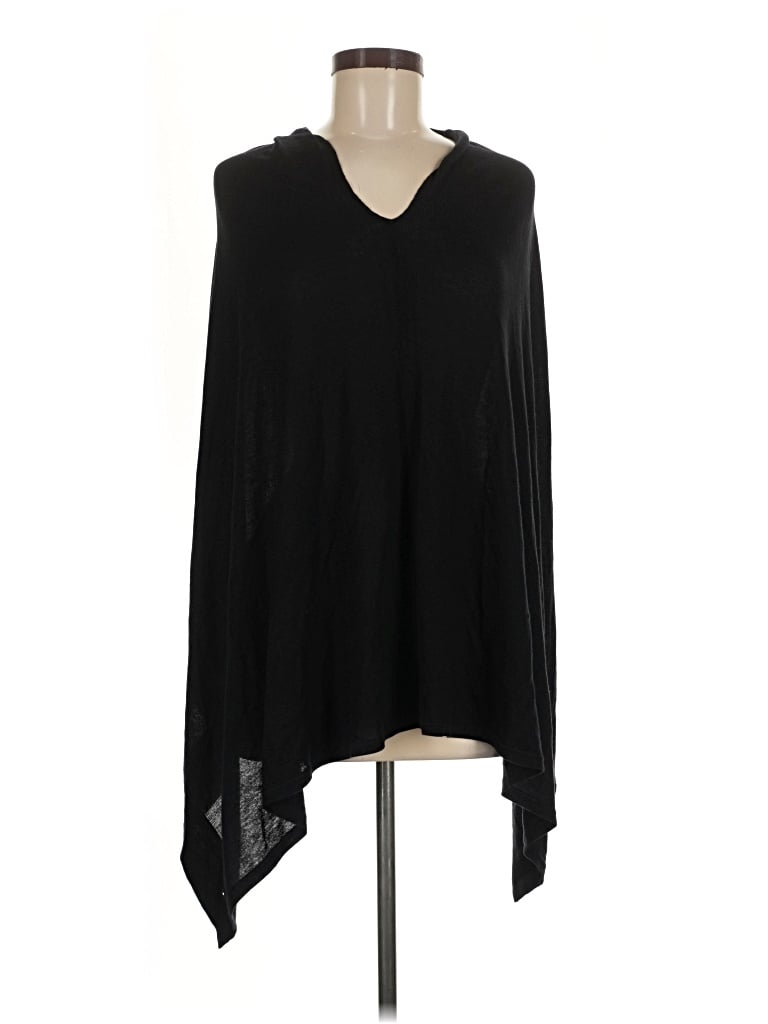 Pre-owned Lululemon Athletica Poncho In Black